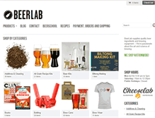 Tablet Screenshot of beerlab.co.za